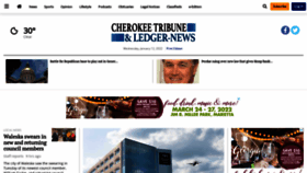 What Tribuneledgernews.com website looked like in 2022 (2 years ago)