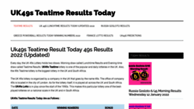What Teatimeresultsz.com website looked like in 2022 (2 years ago)