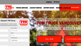 What Towtrucknowbc.ca website looked like in 2022 (2 years ago)