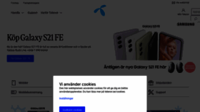 What Telenor.se website looked like in 2022 (2 years ago)