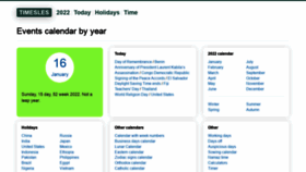 What Timesles.com website looked like in 2022 (2 years ago)