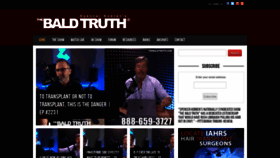 What Thebaldtruth.com website looked like in 2022 (2 years ago)
