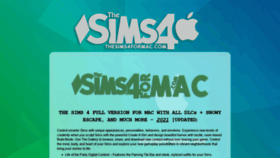 What Thesims4formac.com website looked like in 2022 (2 years ago)