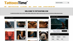 What Tattoostime.com website looked like in 2022 (2 years ago)