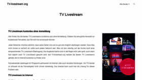 What Tv-livestream.org website looked like in 2022 (2 years ago)