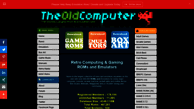 What Theoldcomputer.com website looked like in 2022 (2 years ago)