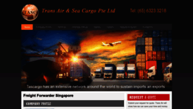 What Tascargo.com website looked like in 2022 (2 years ago)