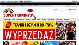 What Tkaniny.com website looked like in 2022 (2 years ago)
