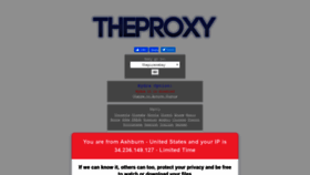 What Theproxy2.org website looked like in 2022 (2 years ago)