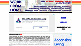 What Theworkfromhome.org website looked like in 2022 (2 years ago)