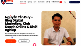 What Tanduy.vn website looked like in 2022 (2 years ago)