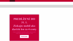 What Telekom.sk website looked like in 2022 (2 years ago)