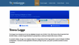 What Trovalegge.it website looked like in 2022 (2 years ago)