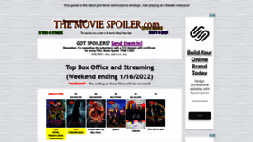 What Themoviespoiler.com website looked like in 2022 (3 years ago)
