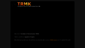 What Trmk.org website looked like in 2022 (2 years ago)