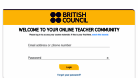 What Teachercommunity.teachingenglish.org.uk website looked like in 2022 (2 years ago)
