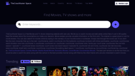 What Thecouchtuner.space website looked like in 2022 (2 years ago)