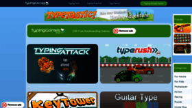 What Typinggames.zone website looked like in 2022 (2 years ago)
