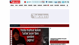 What Takvim.com.tr website looked like in 2022 (2 years ago)