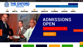 What Theoxford.edu website looked like in 2022 (2 years ago)