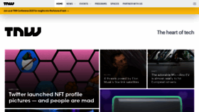 What Thenextweb.com website looked like in 2022 (2 years ago)