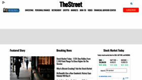 What Thestreet.com website looked like in 2022 (2 years ago)