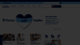 What Thieme.de website looked like in 2022 (2 years ago)