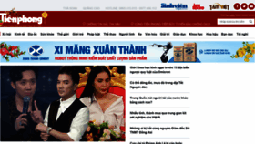 What Tienphong.vn website looked like in 2022 (2 years ago)