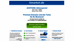 What Timarket.de website looked like in 2022 (2 years ago)