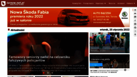 What Tarnow.net.pl website looked like in 2022 (2 years ago)