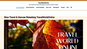 What Travelworldonline.de website looked like in 2022 (2 years ago)