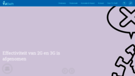 What Tudelft.nl website looked like in 2022 (2 years ago)
