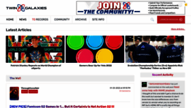 What Twingalaxies.com website looked like in 2022 (2 years ago)