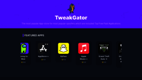 What Tweakgator.com website looked like in 2022 (2 years ago)