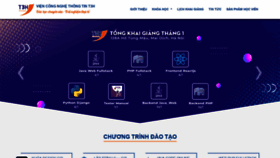 What T3h.com.vn website looked like in 2022 (2 years ago)