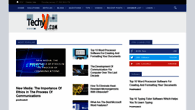 What Techyv.com website looked like in 2022 (2 years ago)