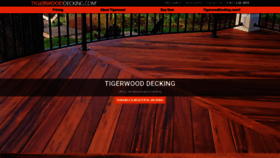 What Tigerwooddecking.com website looked like in 2022 (2 years ago)