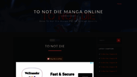 What Tonotdie.com website looked like in 2022 (4 years ago)