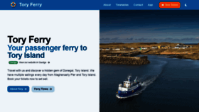 What Toryferry.com website looked like in 2022 (2 years ago)
