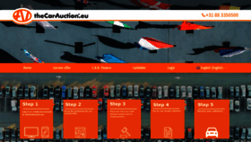 What Thecarauction.eu website looked like in 2022 (2 years ago)