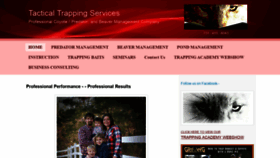What Tacticaltrappingservices.com website looked like in 2022 (2 years ago)