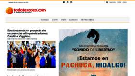 What Todotexcoco.com website looked like in 2022 (2 years ago)