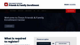 What Texasprisonphone.com website looked like in 2022 (2 years ago)
