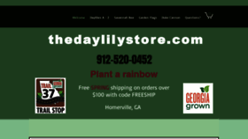 What Thedaylilystore.com website looked like in 2022 (2 years ago)