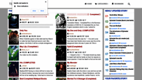 What Teenfic.net website looked like in 2022 (3 years ago)