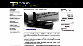 What Tourputters.co.uk website looked like in 2022 (2 years ago)