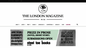 What Thelondonmagazine.org website looked like in 2022 (2 years ago)