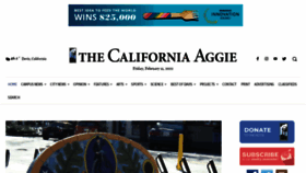 What Theaggie.org website looked like in 2022 (2 years ago)