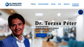 What Torzsapeter.hu website looked like in 2022 (2 years ago)