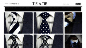 What Tie-a-tie.net website looked like in 2022 (2 years ago)